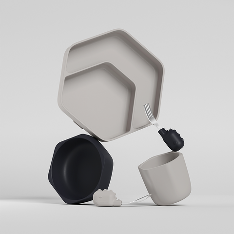 HEORSHE - 幼兒自學不銹鋼餐匙餐叉套裝 HEORSHE - 幼兒自學不銹鋼餐匙餐叉套裝