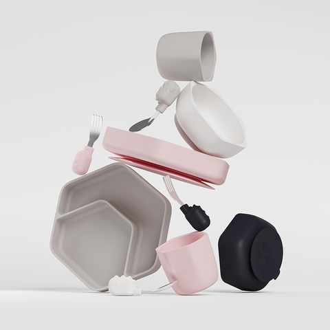 HEORSHE - 幼兒自學不銹鋼餐匙餐叉套裝 HEORSHE - 幼兒自學不銹鋼餐匙餐叉套裝