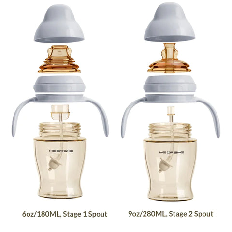 HEORSHE - 海豚護齒學習水杯  HEORSHE - 海豚護齒學習水杯