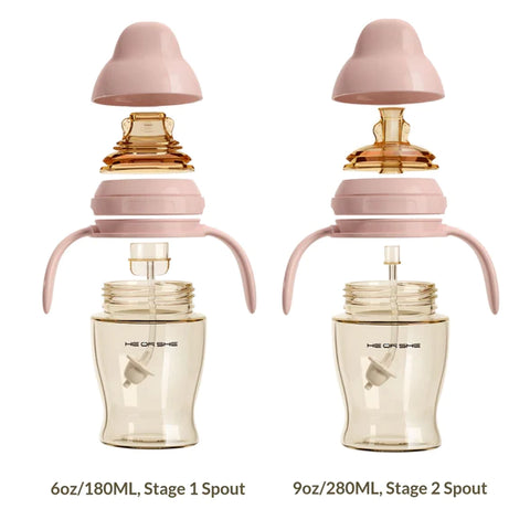 HEORSHE - 海豚護齒學習水杯  HEORSHE - 海豚護齒學習水杯