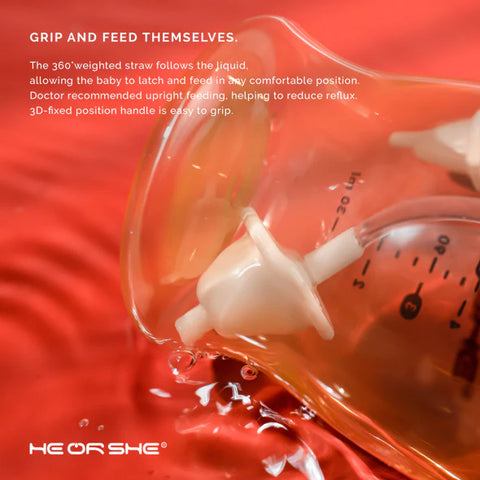 HEORSHE - 海豚護齒學習水杯  HEORSHE - 海豚護齒學習水杯