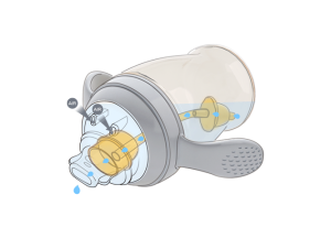 HEORSHE - 海豚護齒學習水杯  HEORSHE - 海豚護齒學習水杯