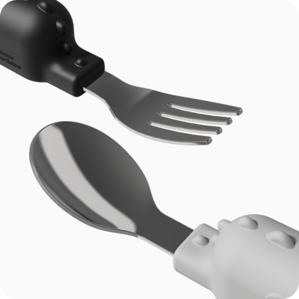 HEORSHE - Baby Fork and Spoon Set