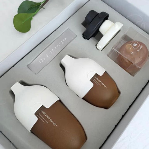 HEORSHE - Ultra Wide Neck Baby Bottle Premium Gift Set