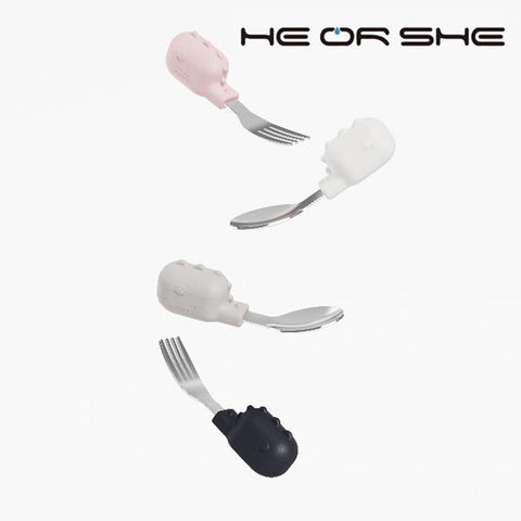 HEORSHE - Baby Fork and Spoon Set