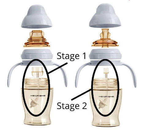 HEORSHE - Replacement Cup Spout and Straw with Connector