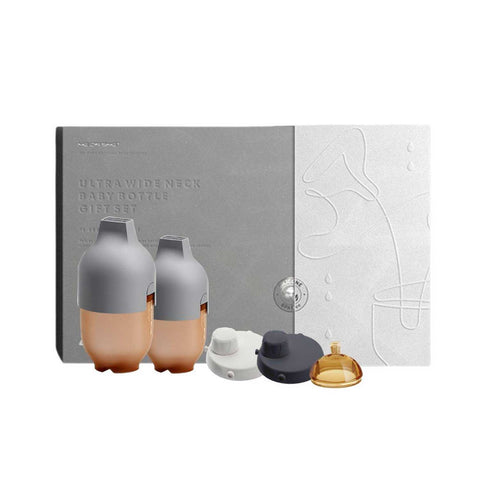 HEORSHE - Ultra Wide Neck Baby Bottle Premium Gift Set